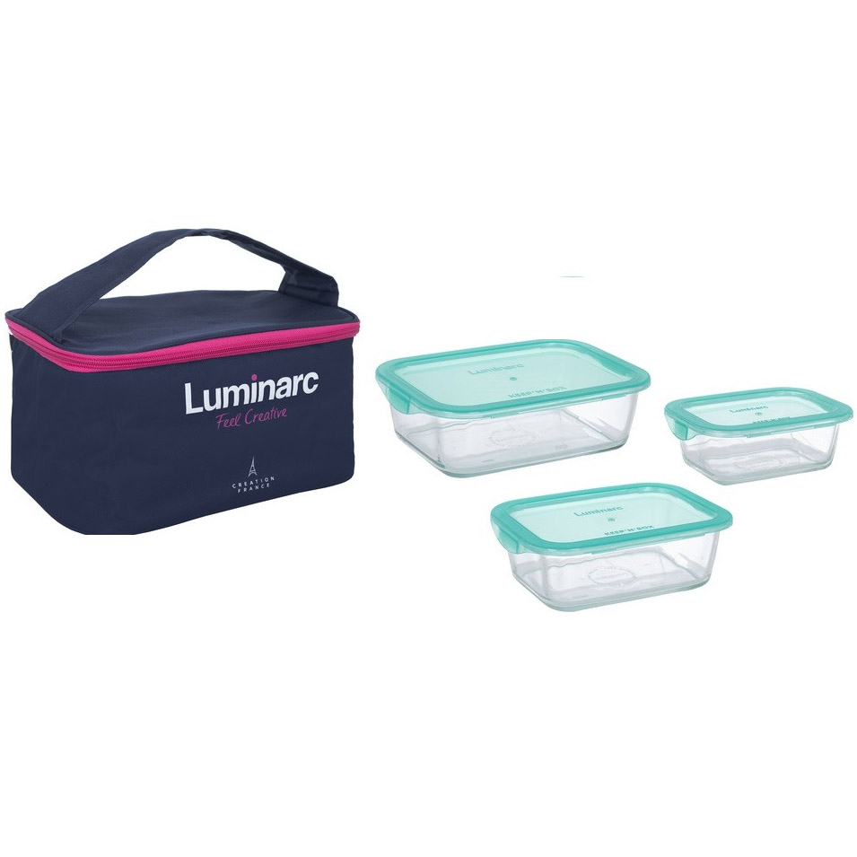 Набор контейнеров с сумкой Luminarc Keep`n Box 3 шт. (P6634) - фото 1