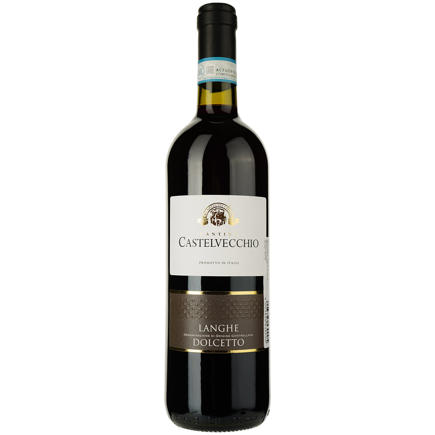 Вино Castelvecchio Langhe DOC Langhe Dolcetto красное сухое 0.75 л - фото 1