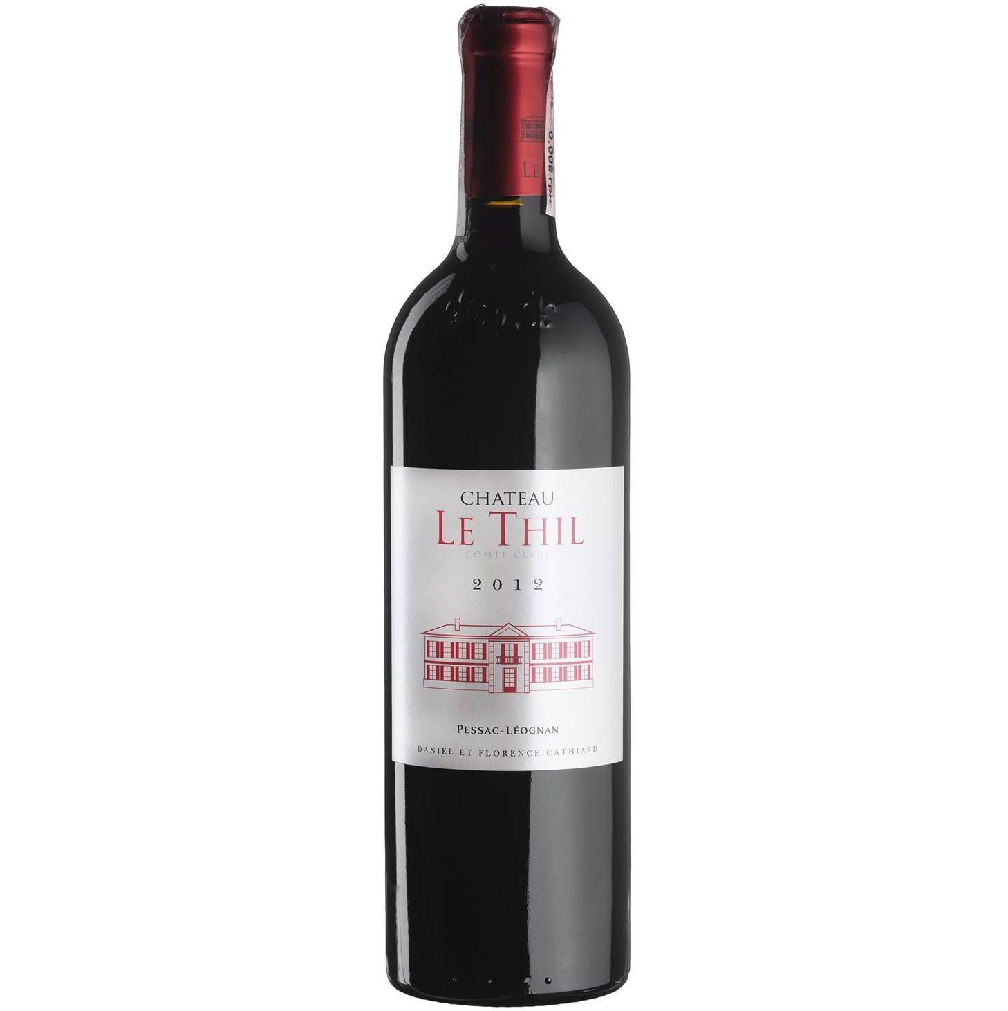 Вино Chateau Thil Comte Clary 2012, червоне, сухе, 0,75 л - фото 1