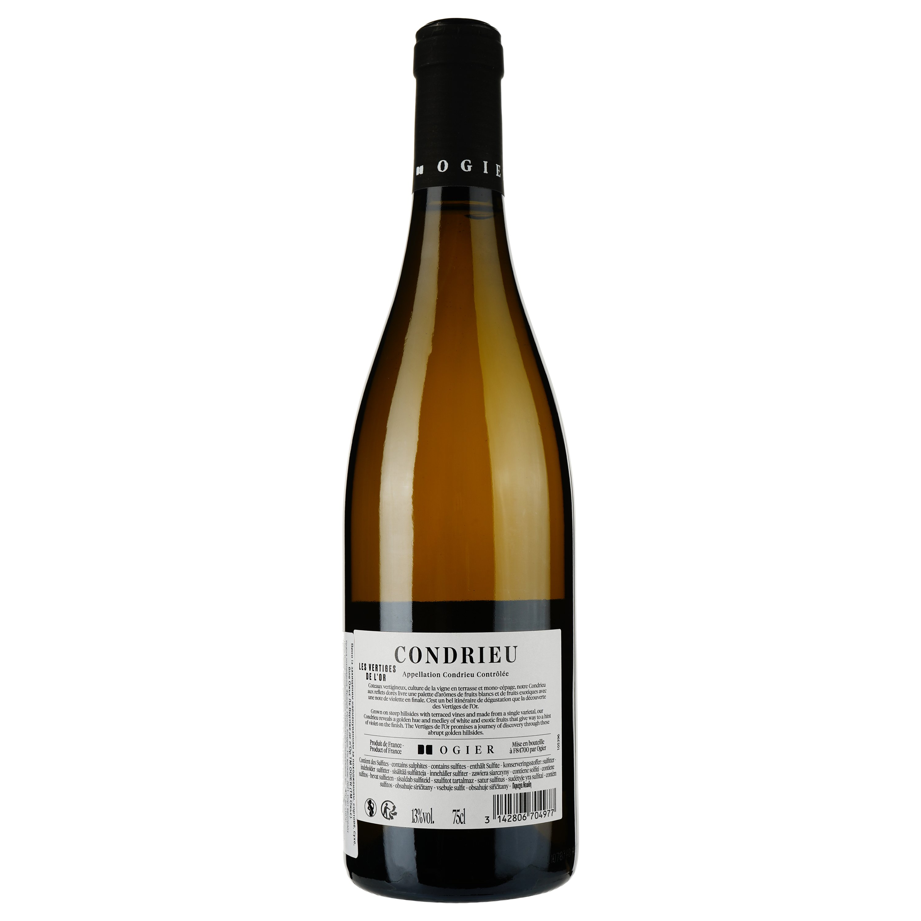 Вино Ogier Condrieu Blanc Les Vertiges de l'Or 2021 біле сухе 0.75 л - фото 2