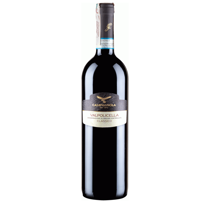 Вино Campagnola Valpolicella Classico Superiore, красное, сухое, 12,5%, 0,75 л - фото 1