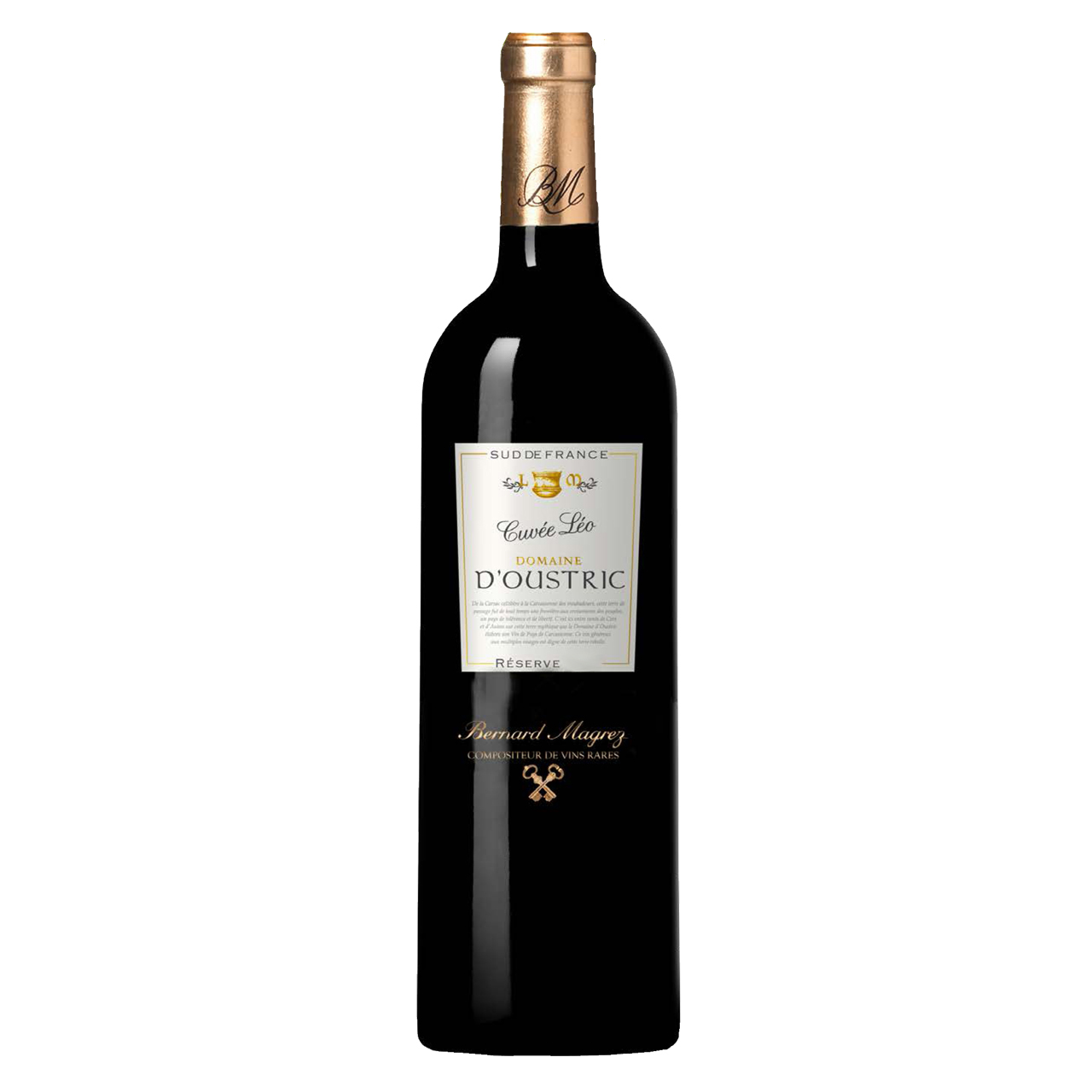 Вино Bernard Magrez Domaine d’Oustric Cuvee Leo, красное, сухое, 13%, 0,75 л (8000015030471) - фото 1