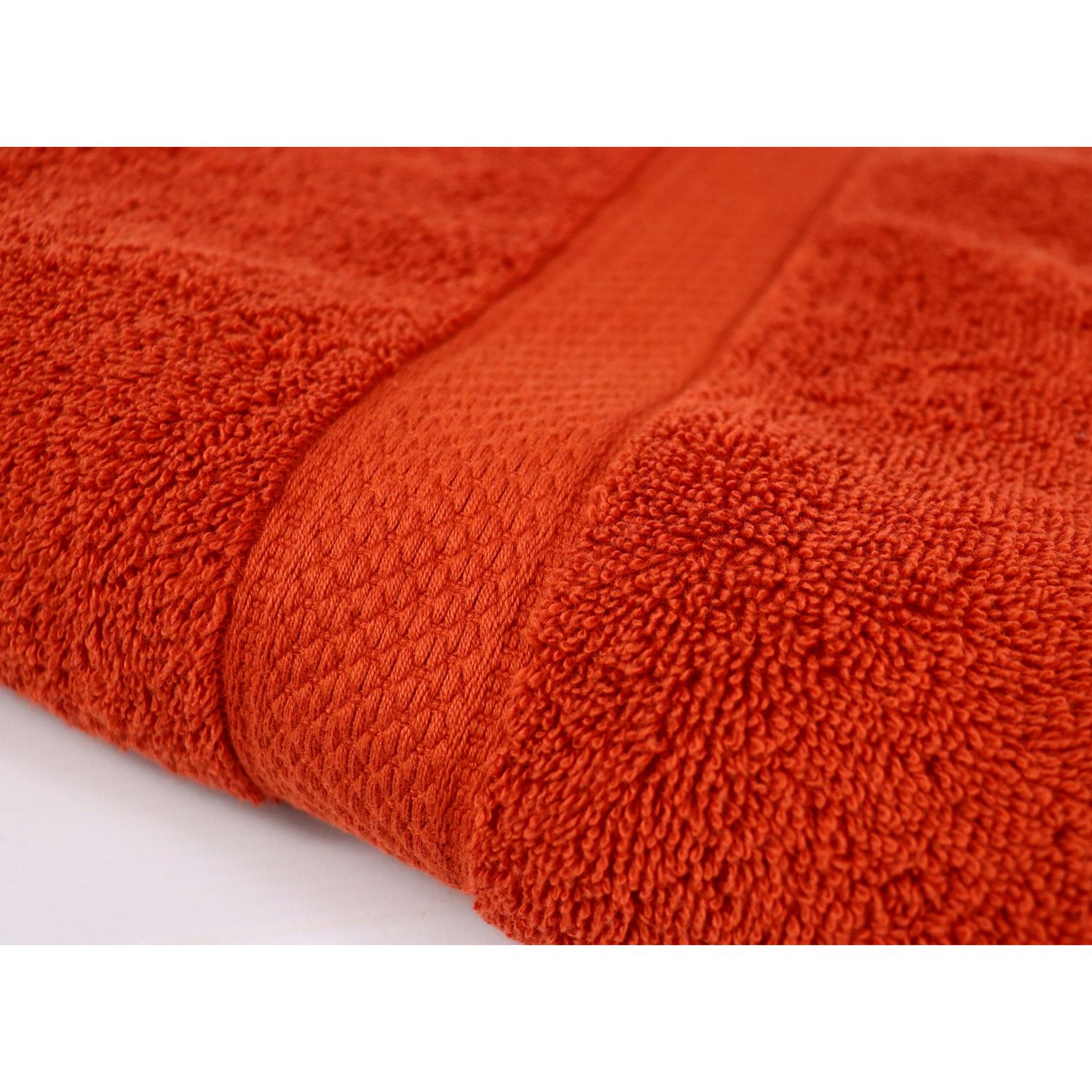Полотенце Izzihome Colorful Kiremit махровое 100х50 см оранжевое (39552) - фото 4