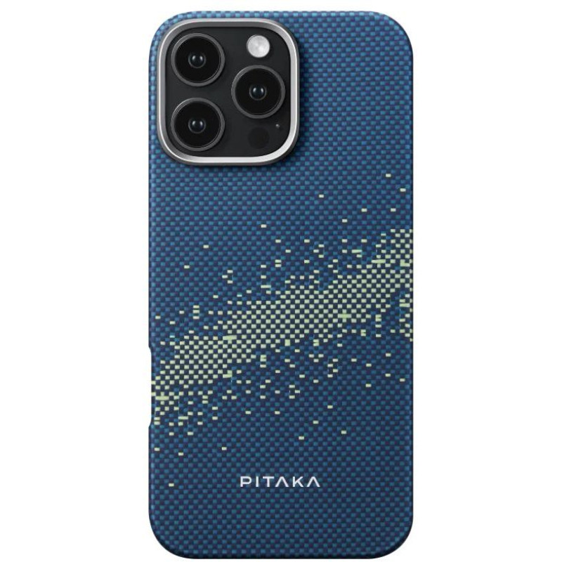 Чехол-накладка Pitaka Tactile Woven Case StarPeak Milky Way Galaxy для iPhone 16 Pro - фото 1