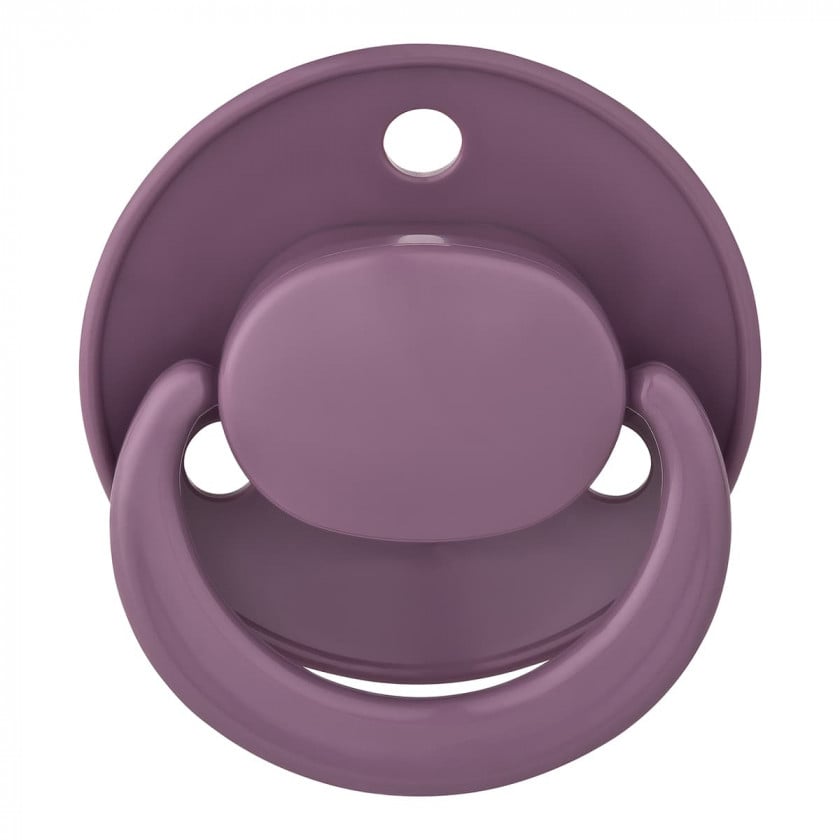 Пустушка латексна Baby-Nova Pink&Purple, кругла, 0-24 міс., рожевий та бузковий, 2 шт. (3962033) - фото 2