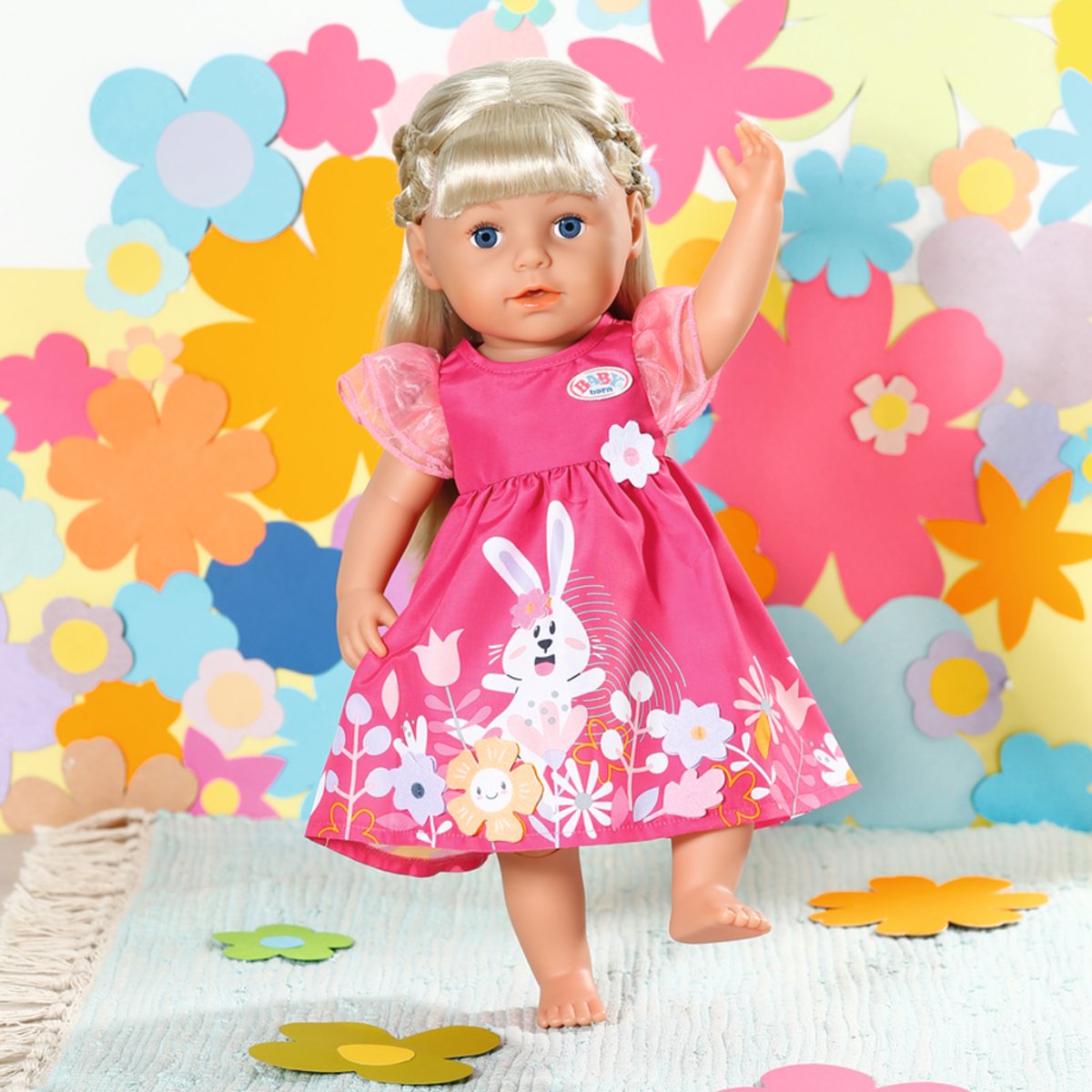 Одяг для ляльки Baby Born Сукня з квітами 43 см (832639) - фото 4