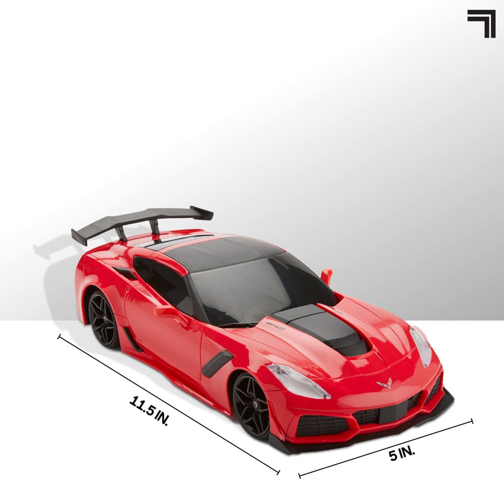 Автомобиль на радиоуправлении Sharper Image Corvette ZR1 1:16, красный (1212016951) - фото 6