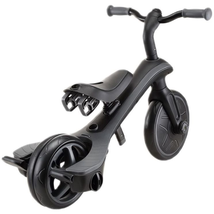 Велосипед трехколесный Globber Explorer Trike Deluxe Play 4 в 1 черно-серый (633-120) - фото 6