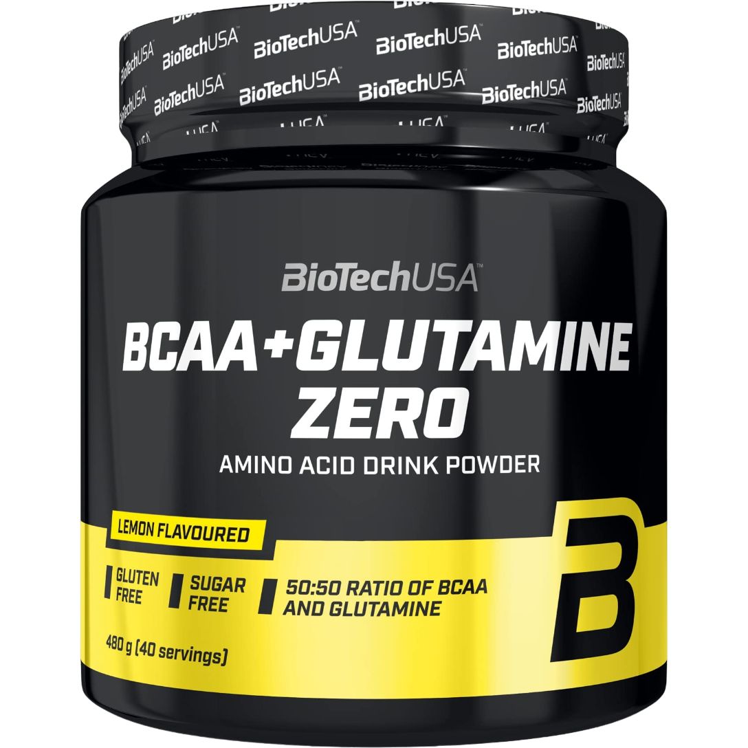 Аминокислоты BioTech BCAA+Glutamine Zero Апельсин 480 г - фото 1