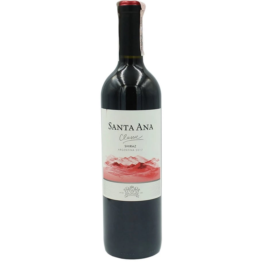 Вино Santa Ana Varietals Shiraz, красное, полусухое, 12,5%, 0,75 л (8000009483381) - фото 1