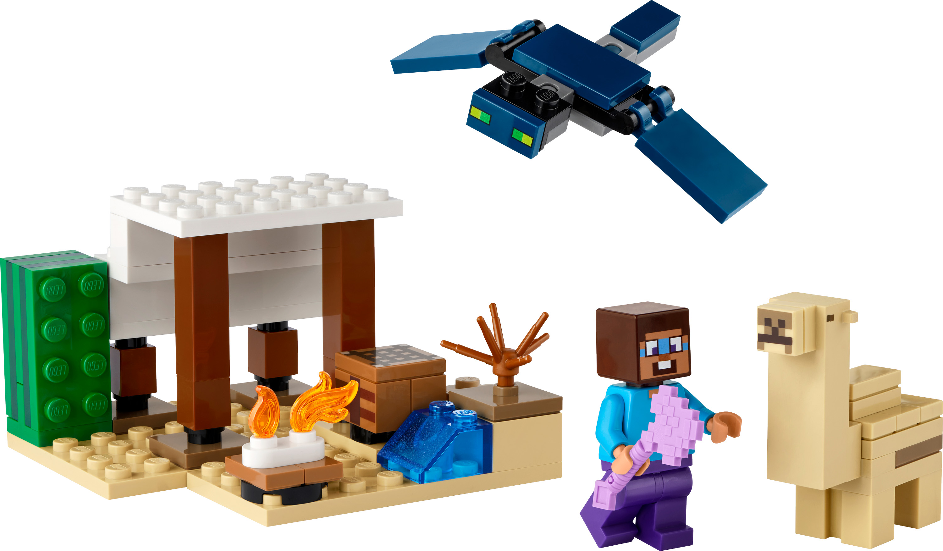 Конструктор LEGO Minecraft Експедиція Стіва в пустелю 75 деталей (21251) - фото 2