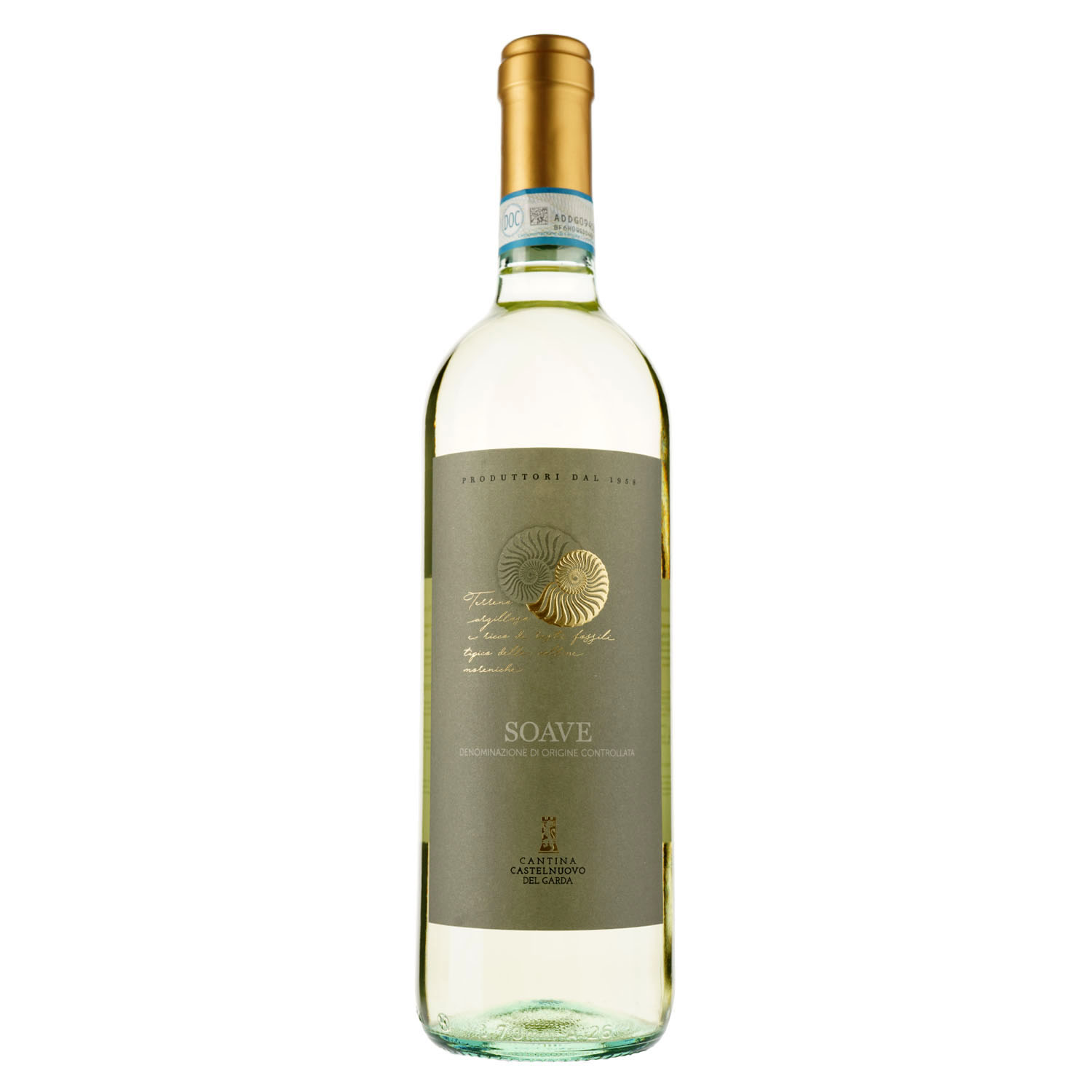 Вино Cantina Castelnuovo del Garda Soave, белое, сухое, 11,5%, 0,75 л (8000009446414) - фото 1
