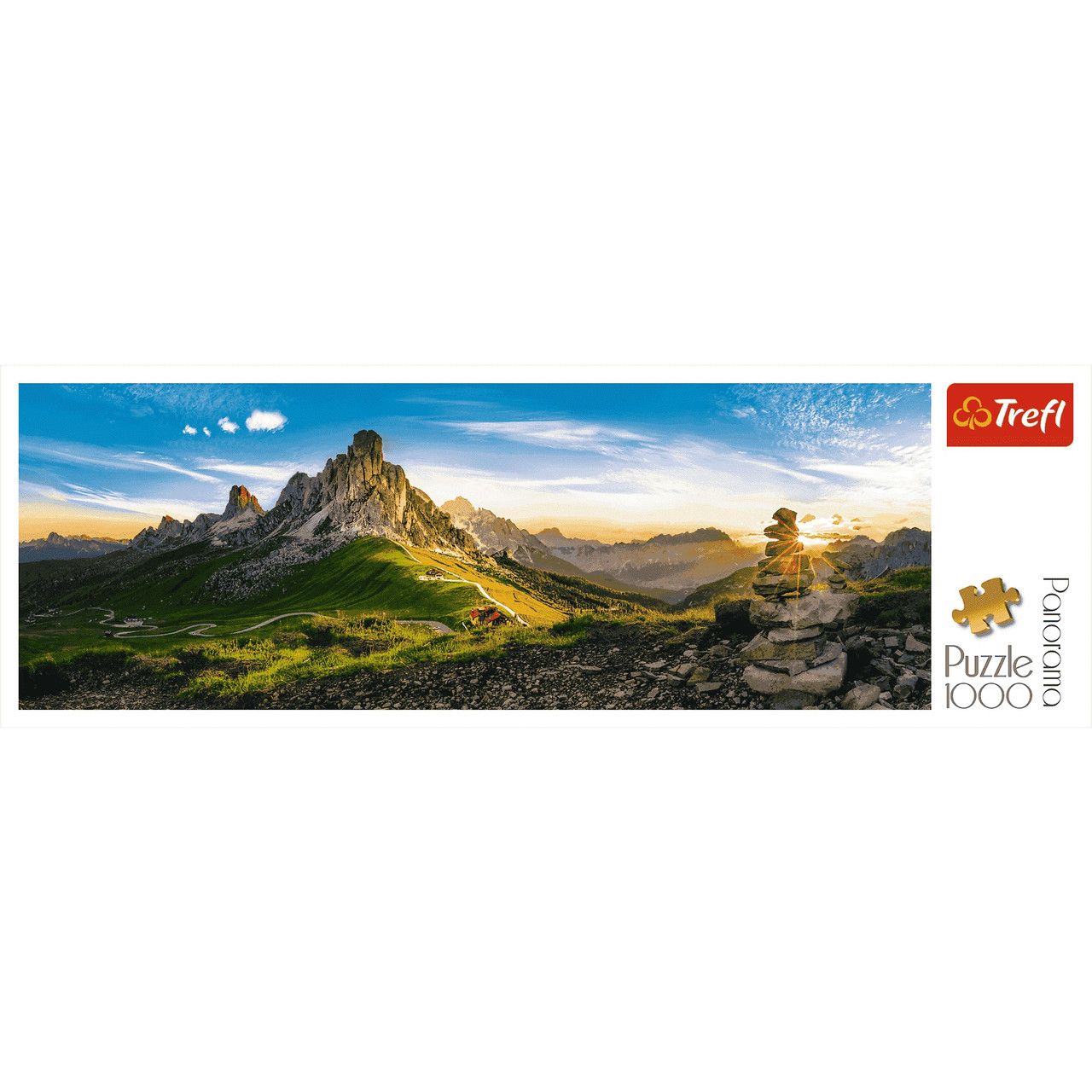 Пазлы Trefl Перевал в Доломитах 1000 элементов - фото 1