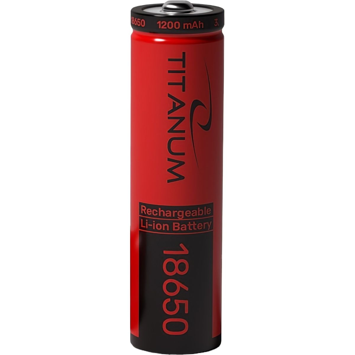 Акумулятор Titanum Li-ion 18650 без захисту 1200 mAh bulk 1 шт. (T-18650/1200/1B) - фото 1