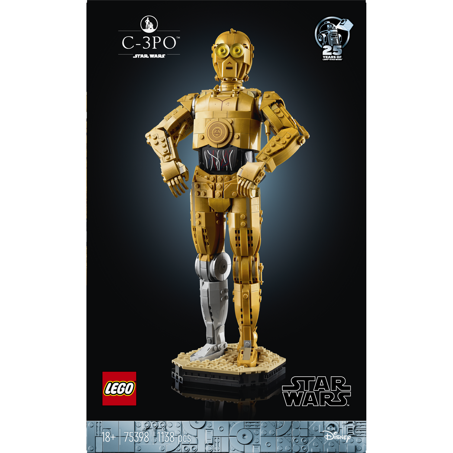 Конструктор LEGO Star Wars C-3PO 1138 деталей (75398) - фото 1