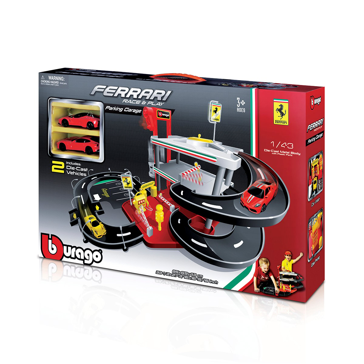 Игровой набор Bburago Гараж Ferrari, 3 уровня (18-31204) - фото 6