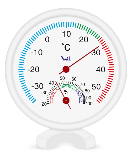 Термометр-гігрометр Склоприлад ТГК-2 Якість життя (300473) - фото 1