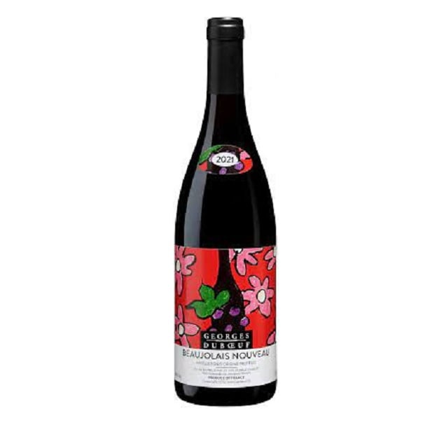 Вино Les Vins George Duboeuf Beaujolais Nouveau, красное, сухое, 12,5 %, 0,75 л (8000015679991) - фото 1