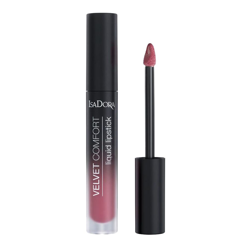 Жидкая помада для губ IsaDora Velvet Comfort Liquid Lipstick, тон 56 (Mauve Pink), 4 мл (581798) - фото 1