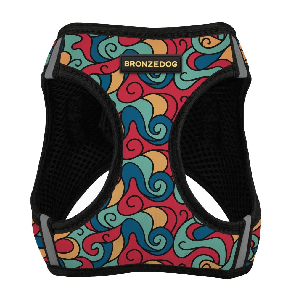 Шлея для собак Bronzedog Sport Vest Вітраж XS 17х13х3 см - фото 2