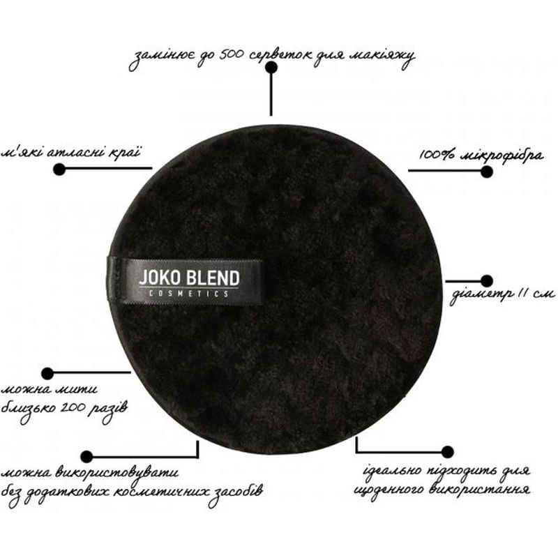 Спонж для зняття макіяжу Joko Blend Makeup Remover Sponge - фото 4