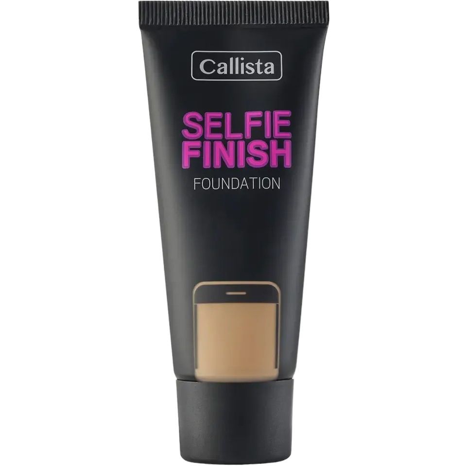 Тональний крем Callista Selfie Finish Foundation SPF15 відтінок 100 Natural Beige 25 мл - фото 1