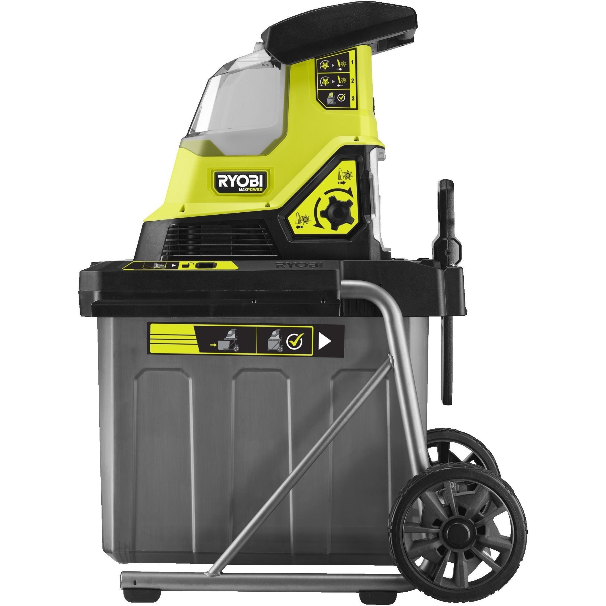 Подрібнювач садовий акумуляторний Ryobi Max Power RY36SHX40-0 36В (5133005451) - фото 2