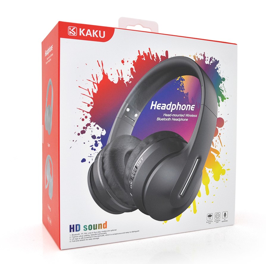 Наушники iKAKU KSC-288 Dianming Wireless Bluetooth Black - фото 2