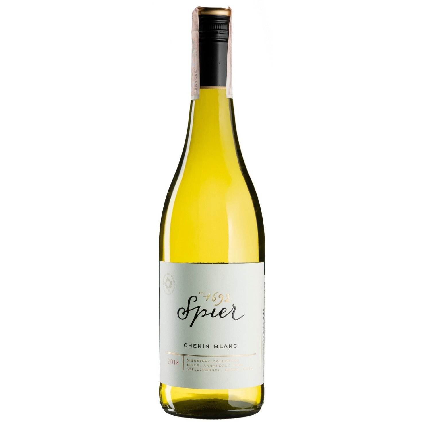 Вино Spier Wines Chenin Blanc Spier, біле, сухе, 13,5%, 0,75 л (6076) - фото 1