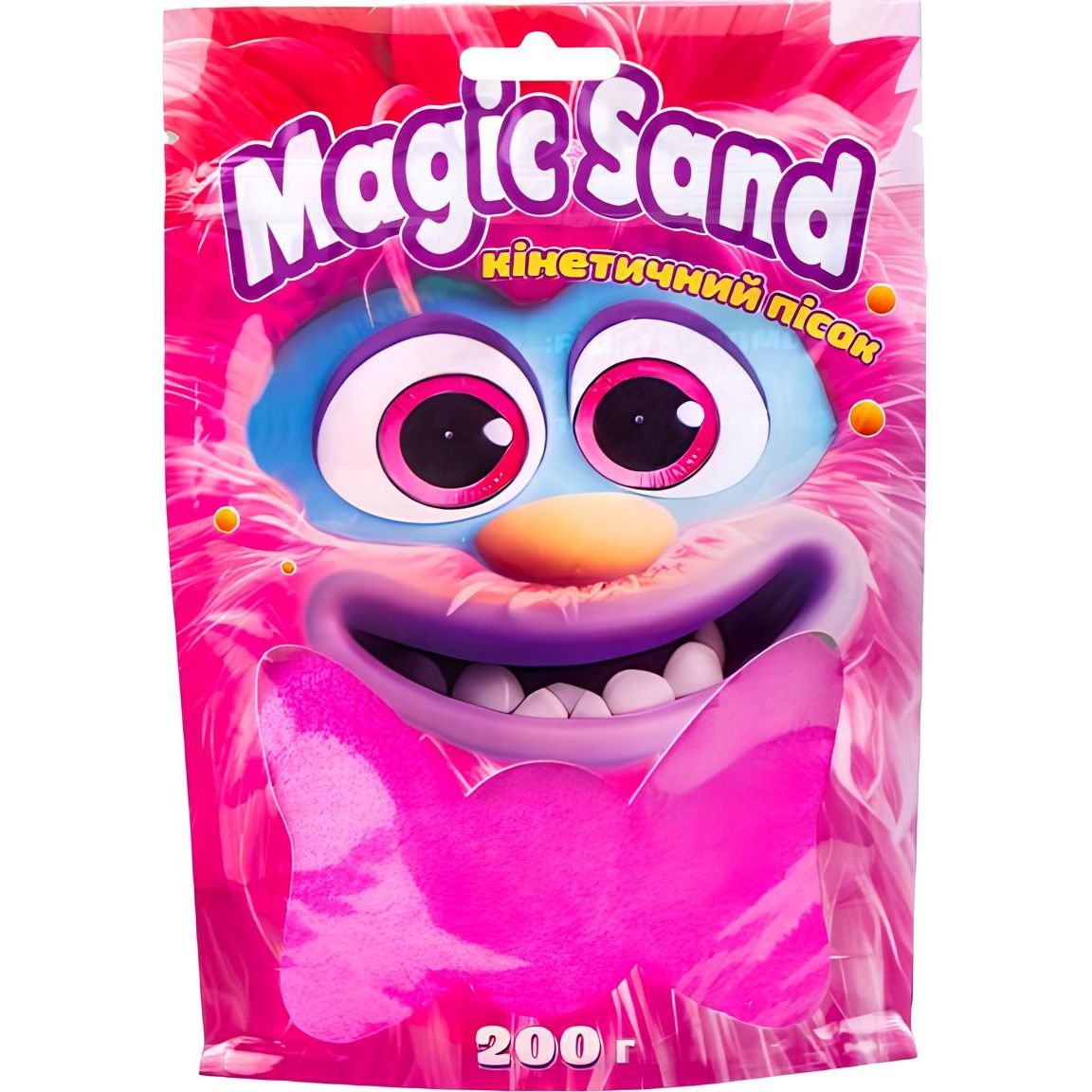 Кінетичний пісок Strateg Magic sand рожевий 200 г (39401-8) - фото 1