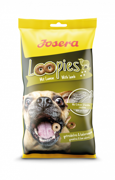 Додатковий корм для собак Josera Loopies Mit Lamm, з м'ясом ягняти, 0,15 кг - фото 1