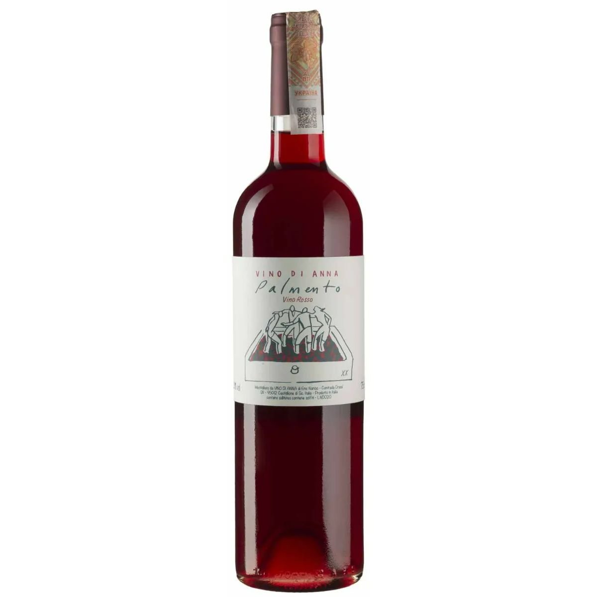 Вино Vino di Anna Palmento Rosso 2022 червоне сухе 0.75 л - фото 1