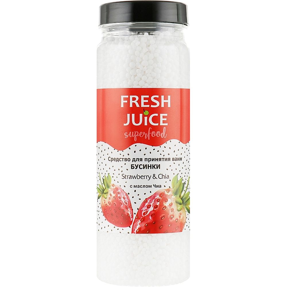 Засіб для ванни Fresh Juice Superfood Strawberry & Chia 450 г - фото 1