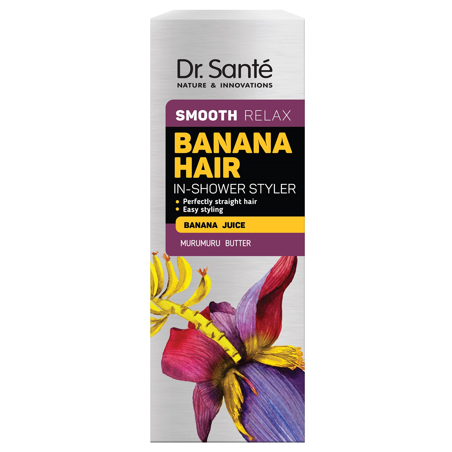 Средство для гладкости волос Dr. Sante Banana Hair smooth relax In-shower стайлинг, 100 мл - фото 1