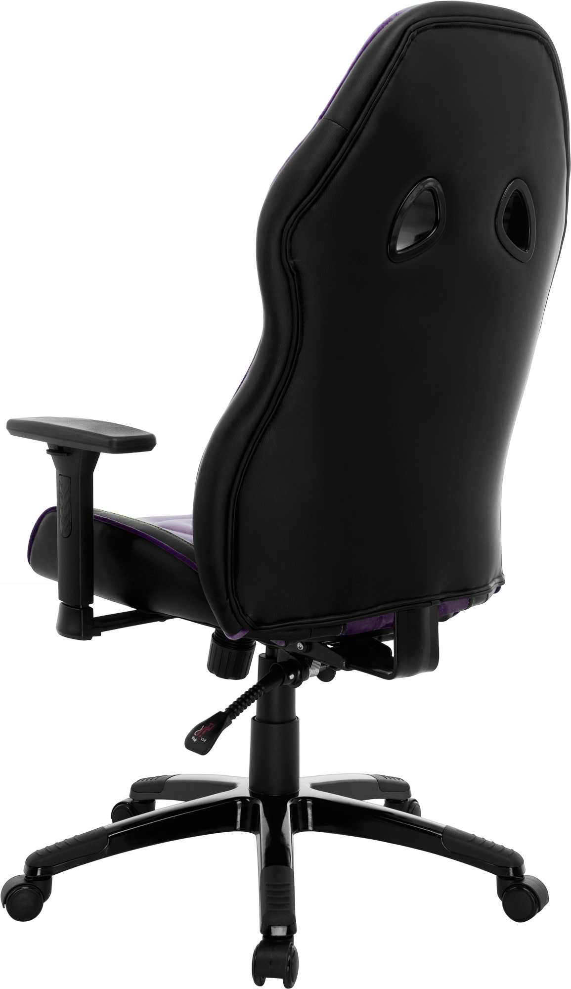 Геймерське крісло GT Racer чорне з фіолетовим (X-2645 Black/Violet) - фото 6