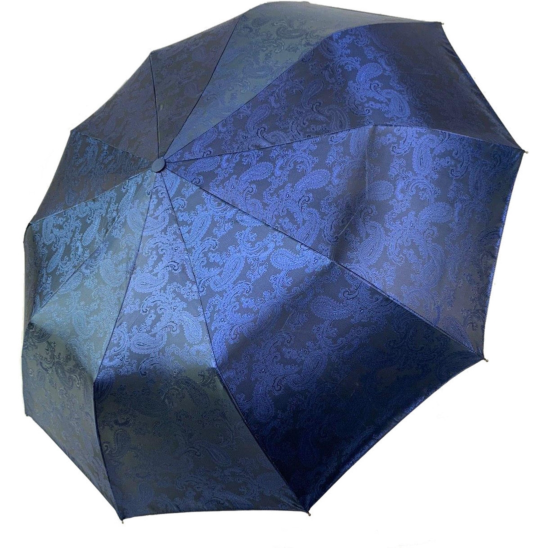 Жіноча складана парасолька напівавтомат Bellissima 102 см синя - фото 1