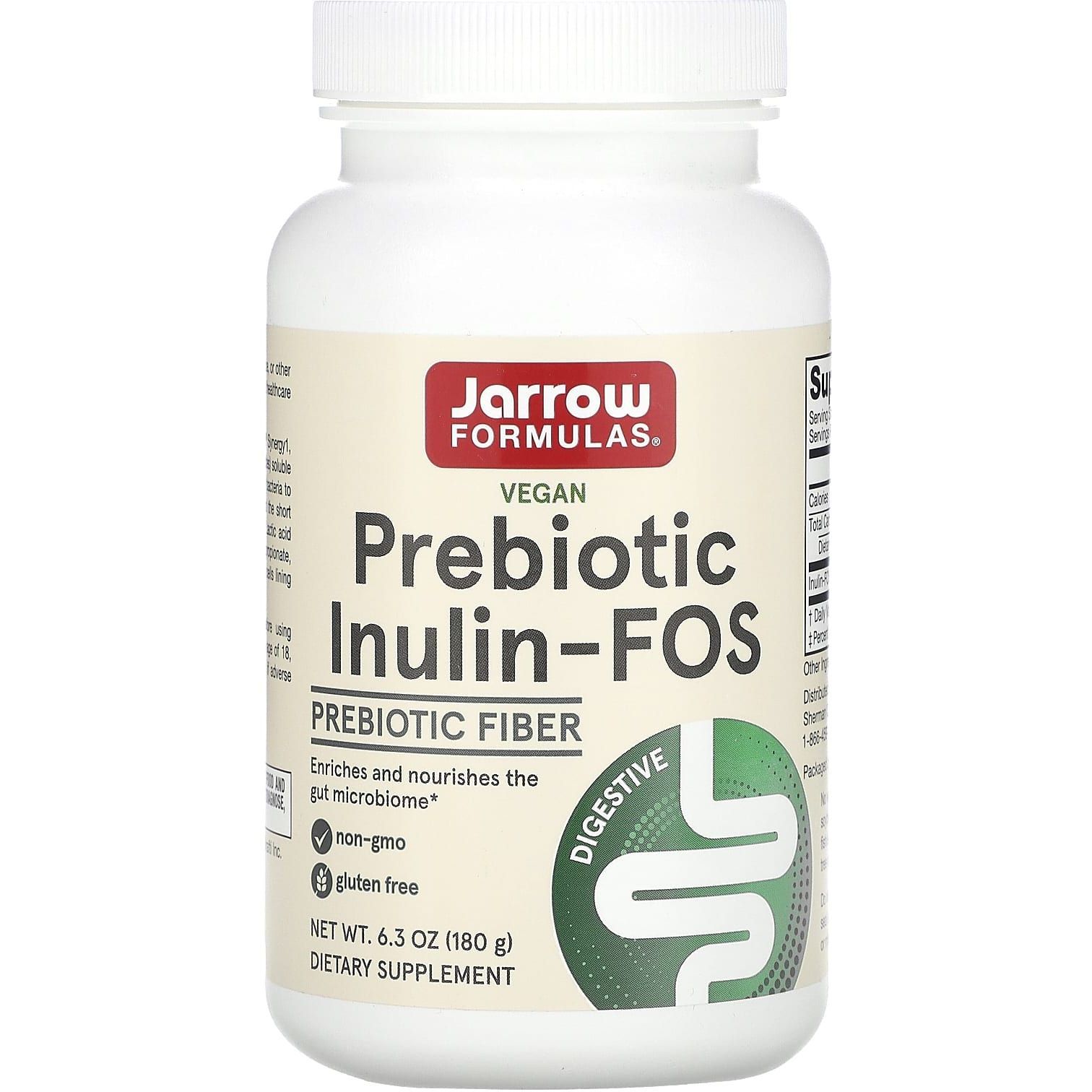 Пребіотик Інулін Jarrow Formulas Prebiotic Inulin FOS порошок 180 г - фото 1