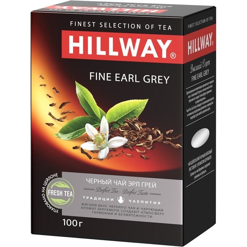 Чай чорний Hillway Fine Earl Grey 100 г (619470) - фото 1