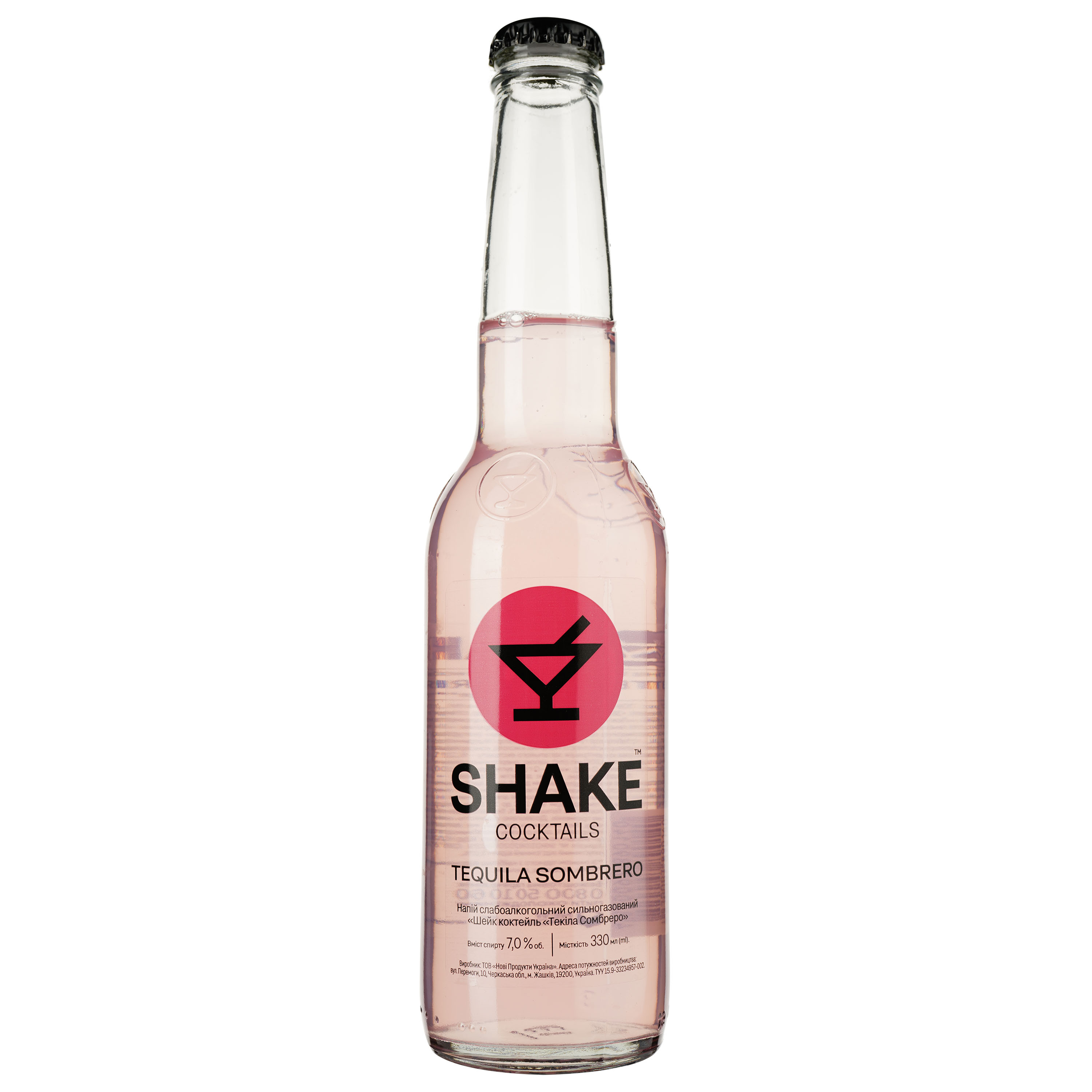 Напиток слабоалкогольный Shake Текила Сомбреро, 7%, 0,33 л - фото 1