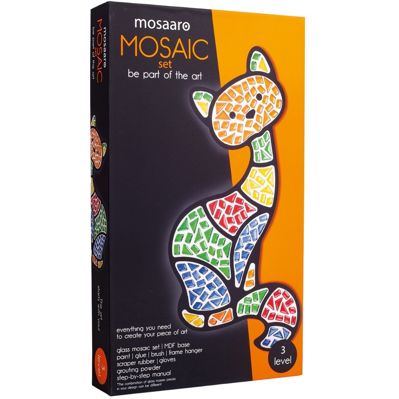 Скляна мозаїка Mosaaro Кіт (MA3002) - фото 1