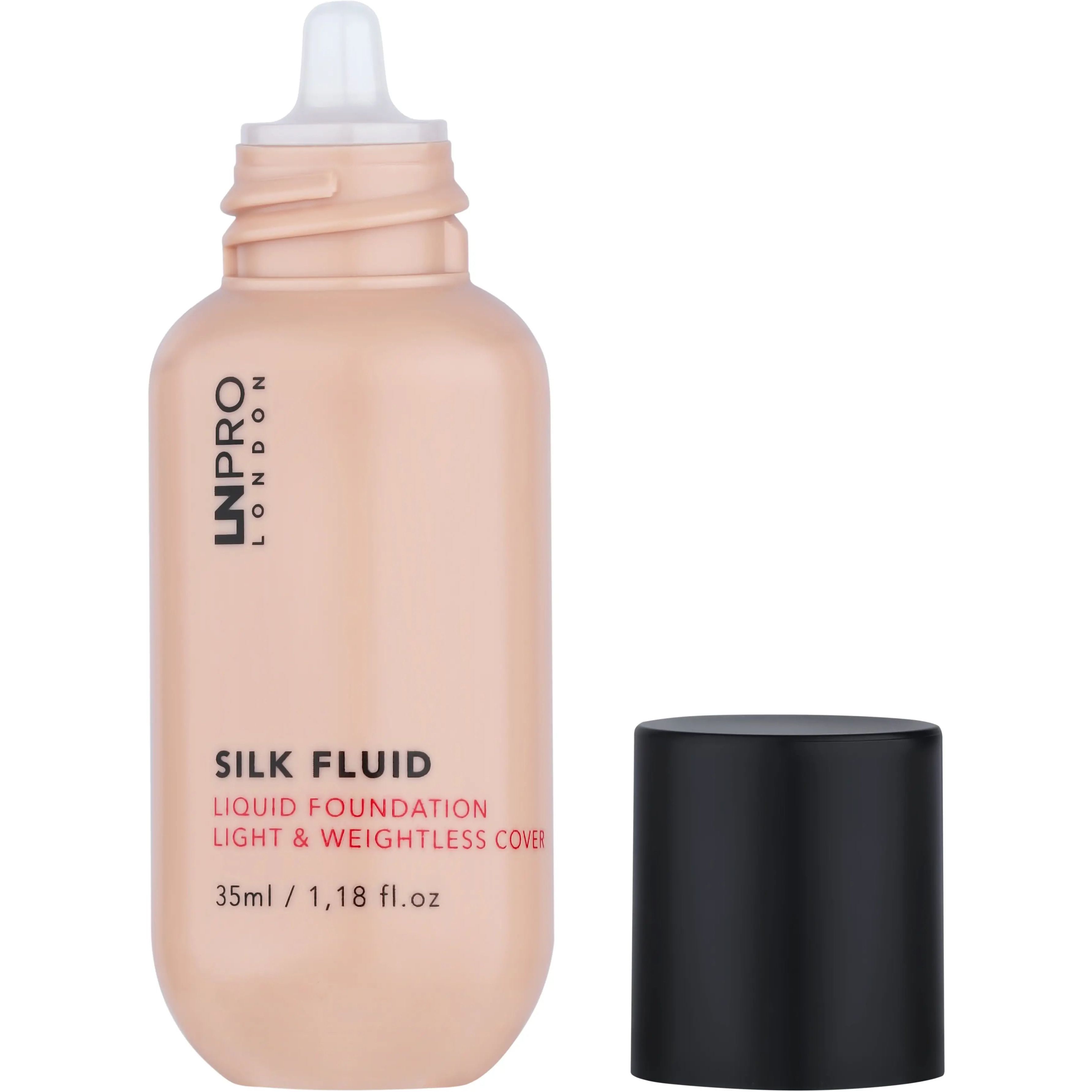 Тональная основа с сатиновым финишем LN Pro Silk Fluid Liquid Foundation Light & Weightless Cover тон 101, 35 мл - фото 2