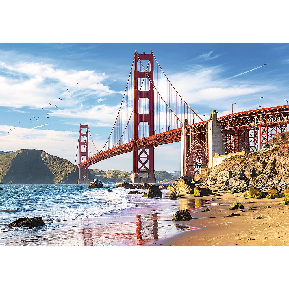 Пазли Trefl Золоті ворота Сан-Франциско 1000 елементів - фото 2