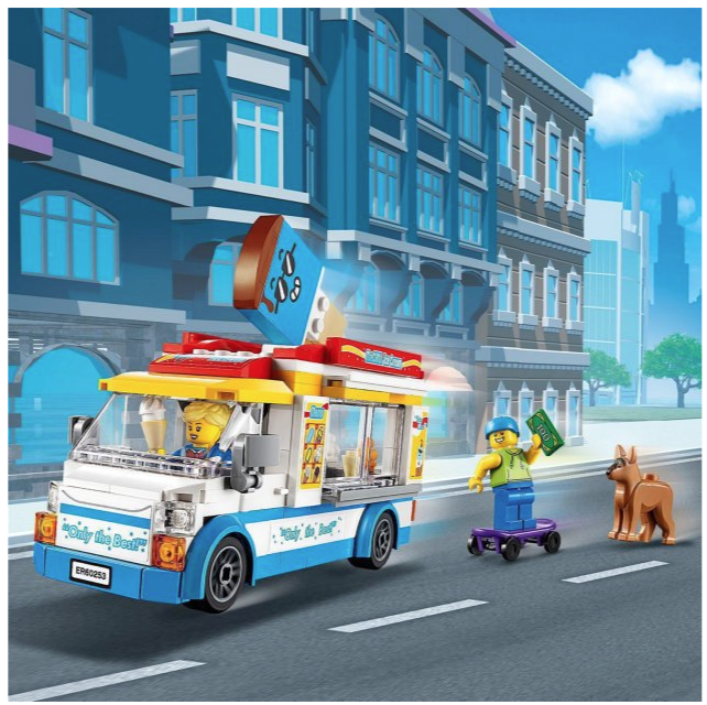 Конструктор LEGO City Вантажівка з морозивом, 200 деталей (60253) - фото 7