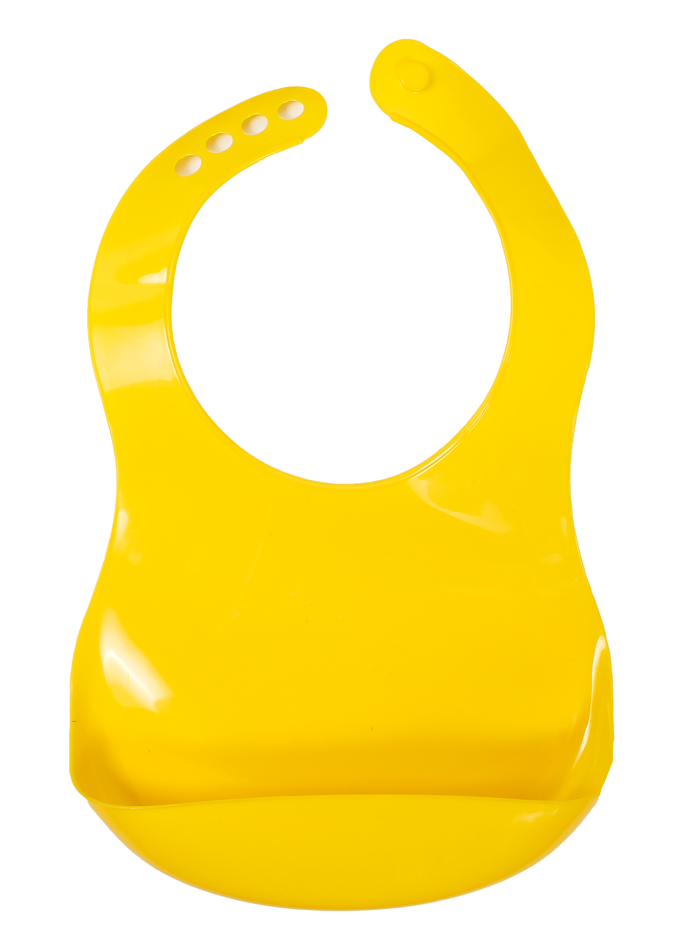 Слюнявчик-нагрудник Lindo, с карманом, желтый (Ф 932 жел) - фото 1