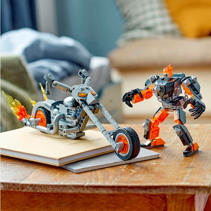 Конструктор LEGO Super Heroes Призрачный Всадник Робот и мотоцикл, 264 деталей (76245) - фото 7