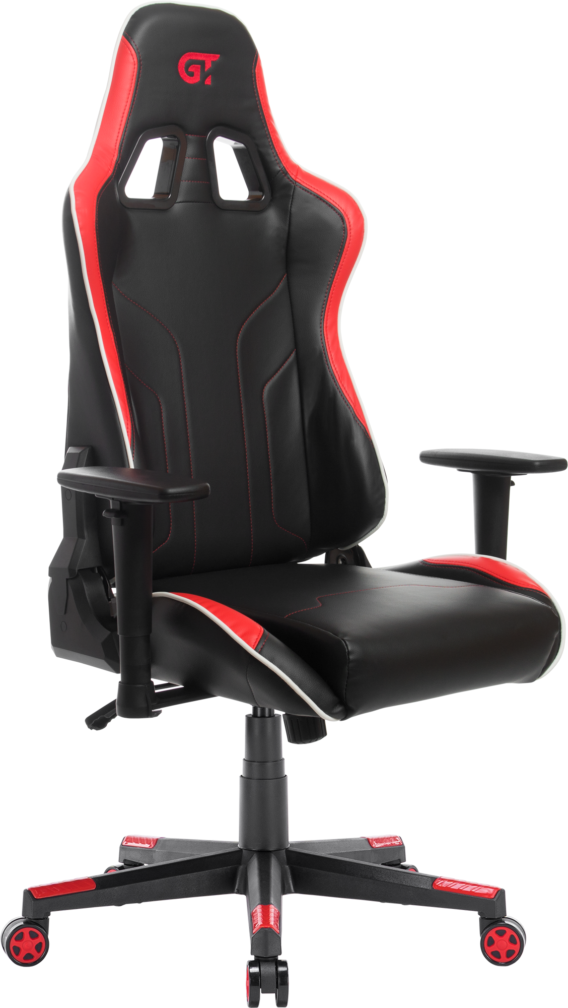 Геймерское кресло GT Racer черное с красным (X-2528 Black/Red) - фото 5