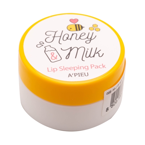 Ночная маска для губ A'pieu Honey & Milk Lip Sleeping Pack с медом и молоком, 6,7 г - фото 2