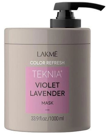 Маска для оновлення кольору фіолетових відтінків волосся Lakme Teknia Color Refresh Violet Lavender Mask 1000 мл - фото 1