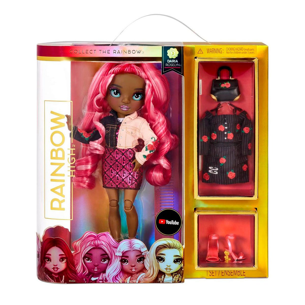 Кукла Rainbow High S3 Роза, с аксессуарами, 27 см (575733) - фото 6