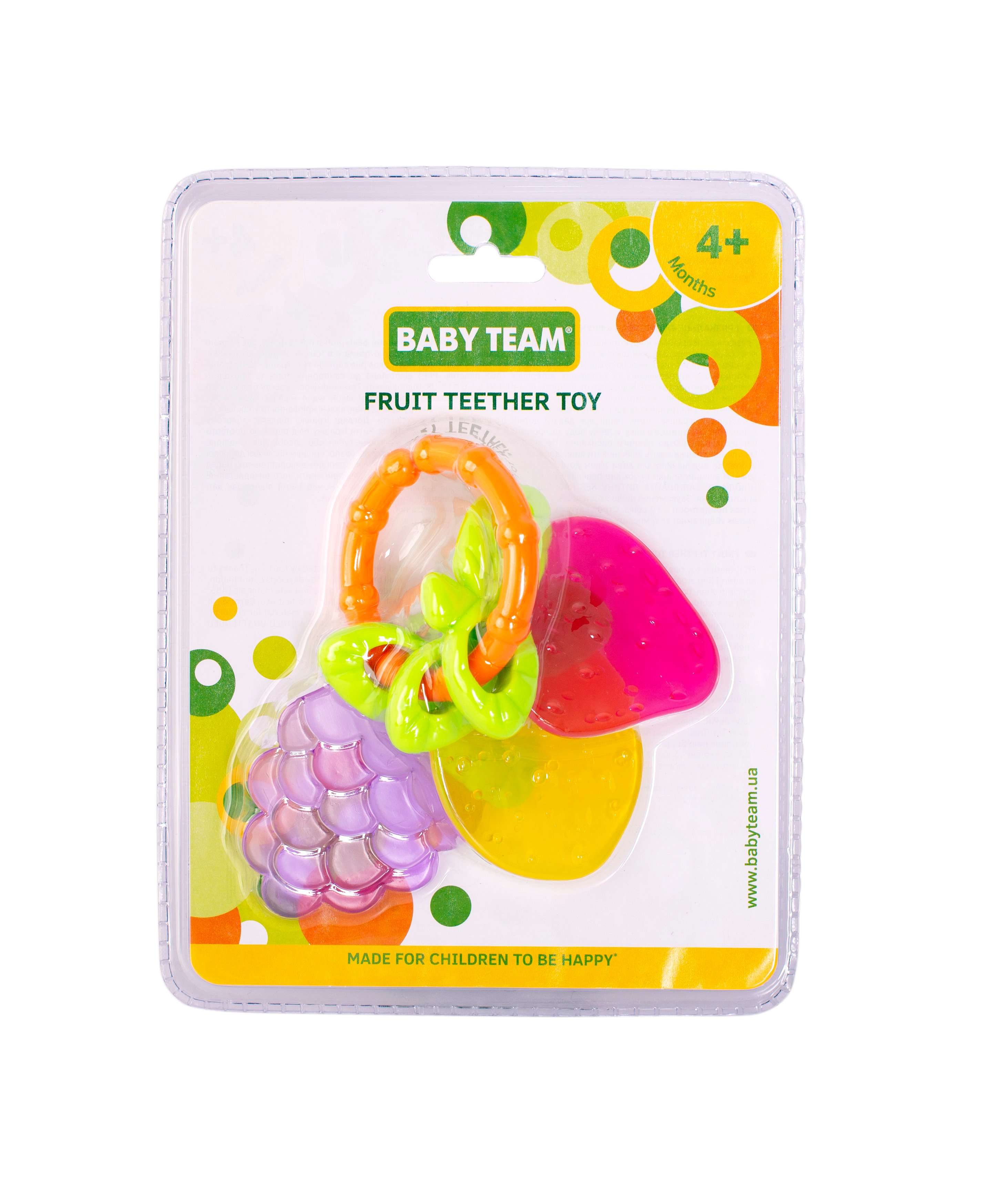 Іграшка-прорізувач Baby Team Фрукти (8470) - фото 4